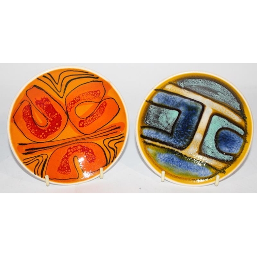 128 - Poole Pottery Delphis shape 49 Pin dish 5