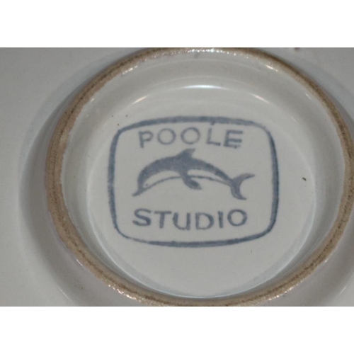 143 - Poole Pottery Studio shape 49 Pin dish 5