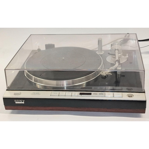 105 - Sony PS-X65 Computer Controlled Fully Automatic Stereo Turntable System fitted with Sony XL35A cartr... 