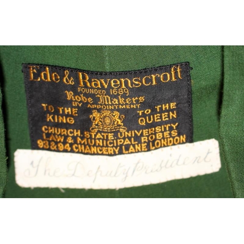 18 - Quality genuine Ede and Ravenscroft The Deputy President university Chancellor's ceremonial gown of ... 