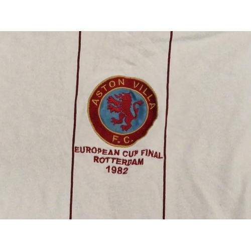 80 - Vintage football jersey Aston Villa FC European Cup Final Rotterdam 1982 size L (this is not a playe... 