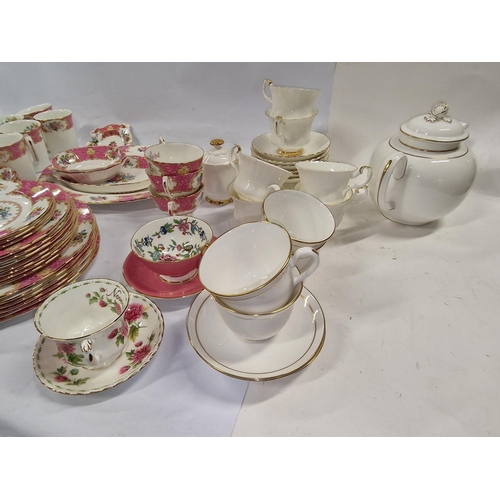 82 - Various Royal Albert bone china 'Lady Carlisle' to include mugs, plates, tea cups, saucers and plate... 