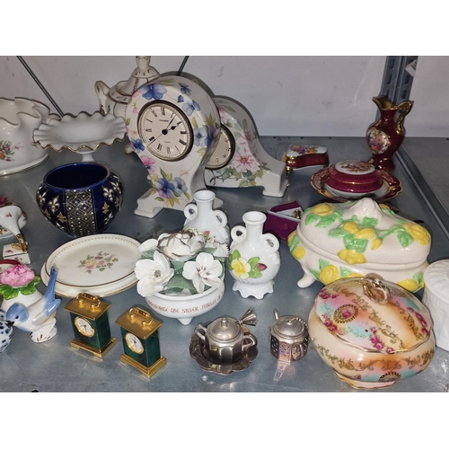 89 - A huge collection of china collectables to include Minton, cloisonne, Limoges etc.