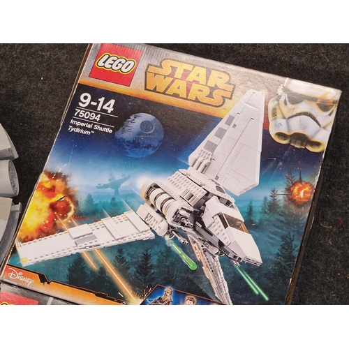 95 - Lego Star Wars 75094 Imperial Shuttle Tydirium set together with Lego Technic 42063 BMW R 1200 GS Ad... 