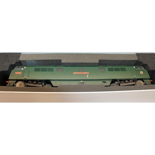 176 - Heljan O gauge Class 52 locomotive 'Western Yeoman' D1035, BR Green with small yellow panels. Super ... 