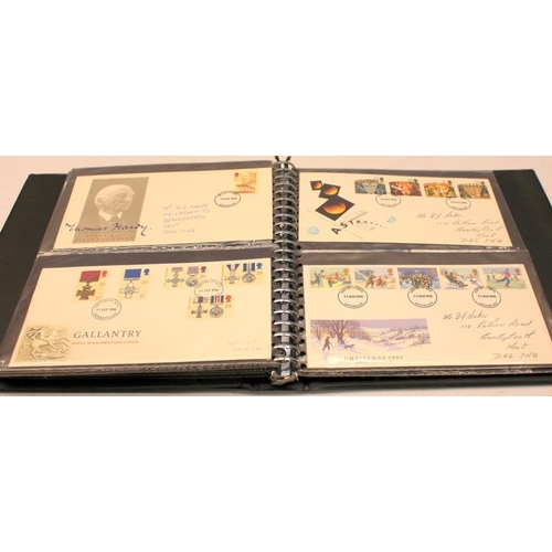 184 - A collection of First day covers, mainly GB and most in albums, including pilot signed examples