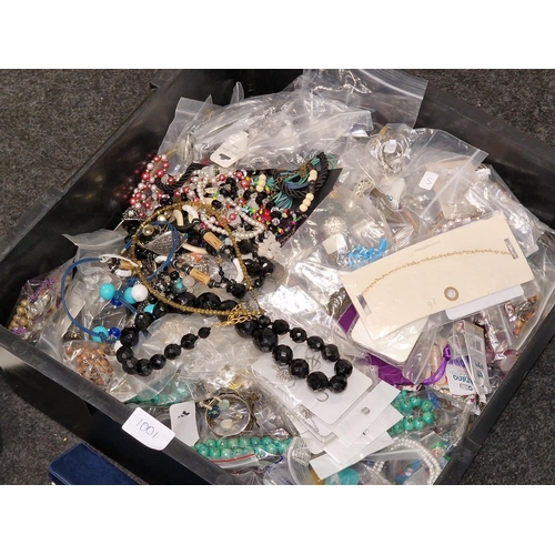 353 - Large collection of new unused costume jewellery to include silver a good lot to sort through