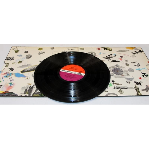 149 - Classic Rock vinyl LP's: Led Zeppelin II, Led Zep III and Led Zep IV. Original gatefold sleeves and ... 