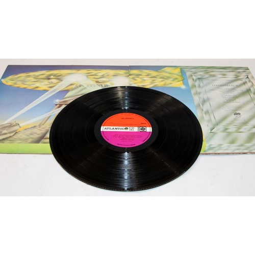 149 - Classic Rock vinyl LP's: Led Zeppelin II, Led Zep III and Led Zep IV. Original gatefold sleeves and ... 