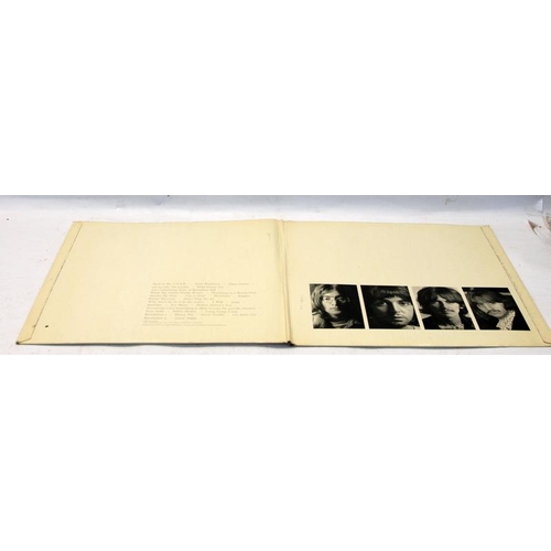 152 - Beatles White Album, embossed sleeve no.0021632, 1968 release, top load gatefold sleeve, with lyric/... 