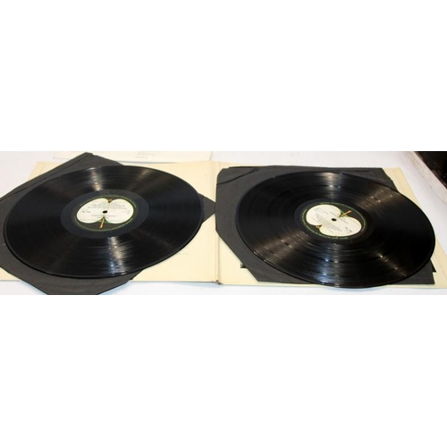 152 - Beatles White Album, embossed sleeve no.0021632, 1968 release, top load gatefold sleeve, with lyric/... 