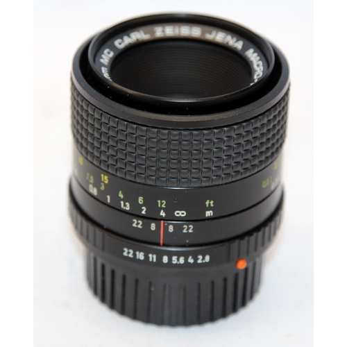 258 - Quality Carl Zeiss Jena Macro-Prakticar 1:2.8 55mm prime lens