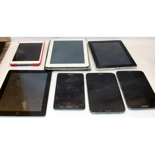 336 - A tray of mobile phones/tablets etc. All offered untested