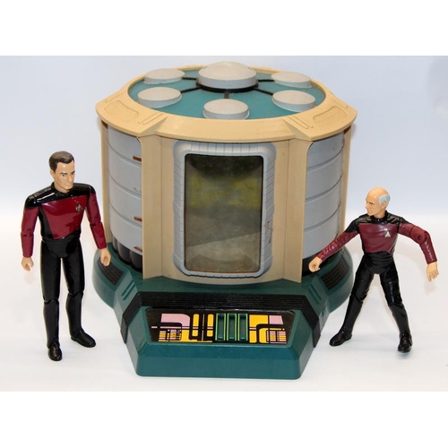 70 - Bandai Star Trek The Next Generation Transporter toy in original box (box complete but has wear) ref... 