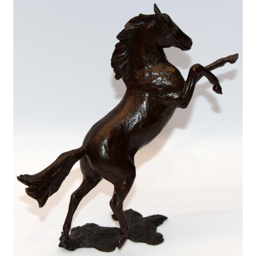 90 - Michael Simpson Bronze: Sky Horse figure. 17.5 cms tall