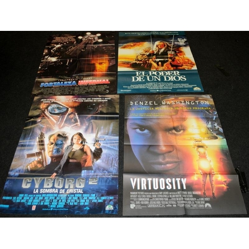 126 - A collection of original Spanish language Sci-Fi movie quad posters. 10 in lot