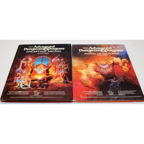 182 - Advanced Dungeons and Dragons supplementary guides. Lot includes 6 reference and guide books to aid ... 