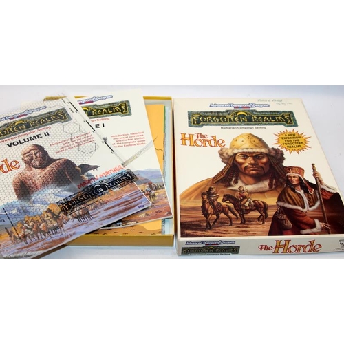 183 - Advanced Dungeons and Dragons Forgotten Realms guide books and game accessory packs. 5 items in lot,... 