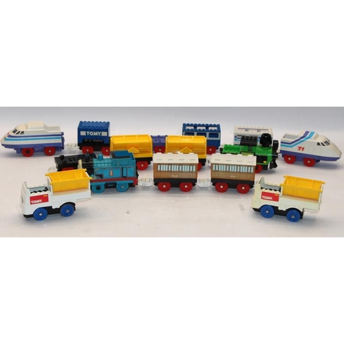 189 - Large collection of Tomy Trains track, locomotives and accessories. Loose and boxed. Substantial col... 