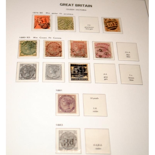 178 - Stanley Gibbons Davo Great Britain Stamp Album Volume I. Generally good fill level with Penny Black ... 