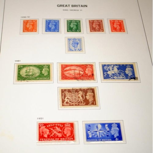 178 - Stanley Gibbons Davo Great Britain Stamp Album Volume I. Generally good fill level with Penny Black ... 