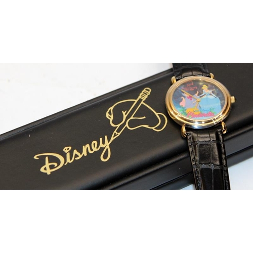 334 - A collection official Disney Time Works Cinderella quartz watches. Four in lot, all present as unwor... 