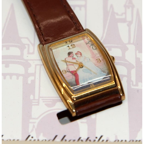 356 - Official Disney Fairy Tale watch collection limited edition Cinderella watch 1454/2500, presented in... 