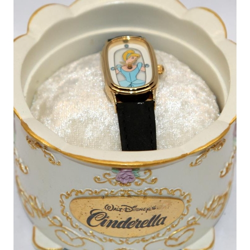 362 - The Disney Princess Timepiece Collection limited edition Cinderella watch with Cinderella figurine w... 