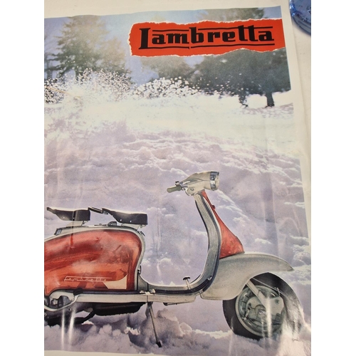 119 - A lambretta poster 27 x 19