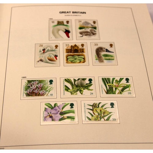 173 - Stanley Gibbons GB stamp album 1993-2003, very good level of completeness