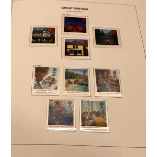 173 - Stanley Gibbons GB stamp album 1993-2003, very good level of completeness