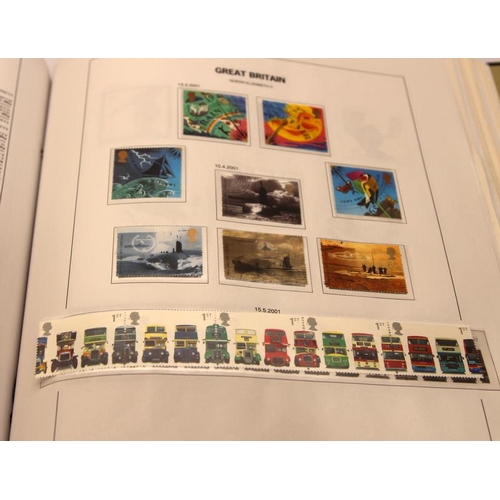 173 - Stanley Gibbons GB stamp album 1993-2003, very good level of completeness