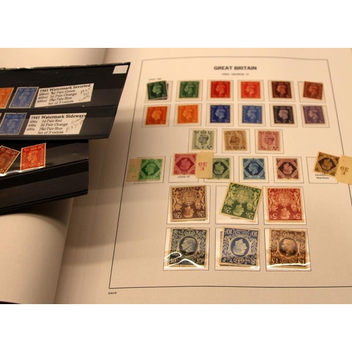 174 - Stanley Gibbons album of GB stamps, 1840-1970, good varied entries throughout including good selecti... 