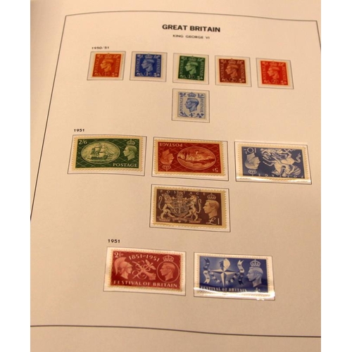 174 - Stanley Gibbons album of GB stamps, 1840-1970, good varied entries throughout including good selecti... 