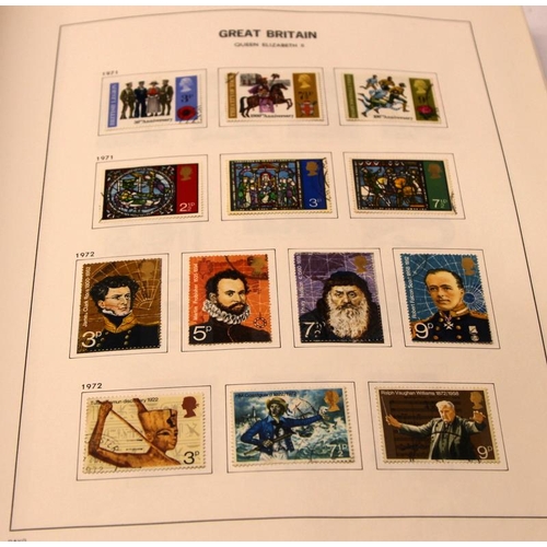 175 - Stanley Gibbons album of GB stamps, 1971-1996, very good level of completeness.