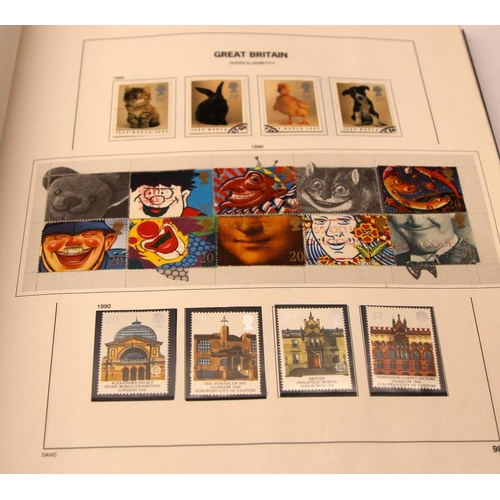 175 - Stanley Gibbons album of GB stamps, 1971-1996, very good level of completeness.