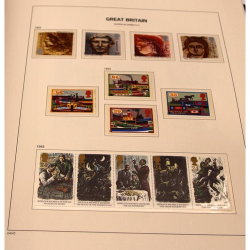 175 - Stanley Gibbons album of GB stamps, 1971-1996, very good level of completeness.