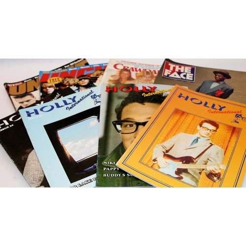 131 - A collection of vintage rock music magazines including issues of Hot wacks, Goldmine, Deja Vu and Nu... 