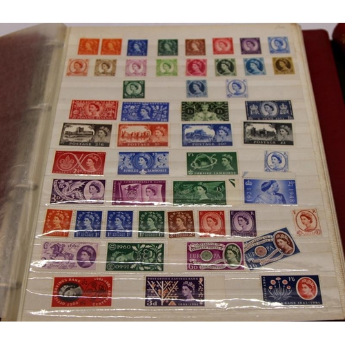 197 - A quantity of mostly GB stamps, good selection contained within 8 albums and stockbooks, some well f... 