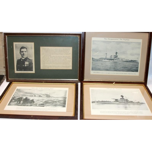 102 - Large collection of mostly WWII era framed photographs of Royal Naval ships. Largest frame is 41cms ... 