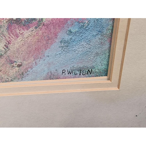 214 - Penny Wilton: Local renowned artist framed and glazed artwork 