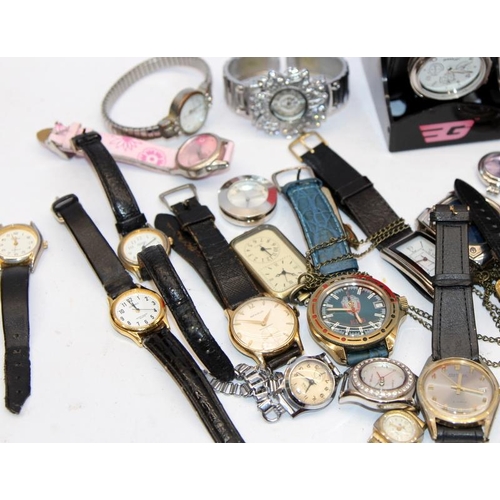 337 - A collection of ladies and gents watches