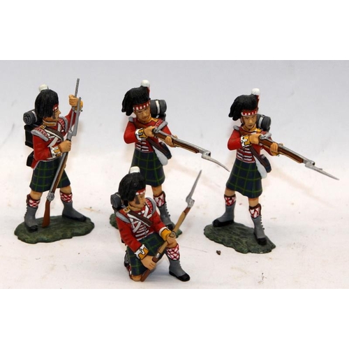 47 - Good Soldiers and Frontline Figures cast metal model soldiers: 10 x British Infantry. French Indian ... 