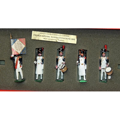 54 - Tradition of London cast metal model soldiers: Napoleonic wars era French Imperial Guard Grenadiers ... 