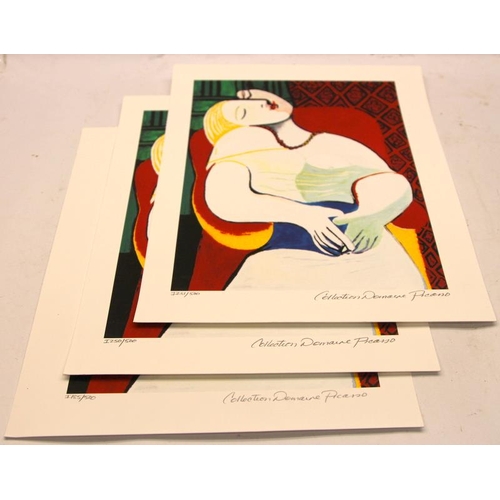 245 - A collection of limited edition lithographs from Collection Domaine Picasso.  Some with gallery impr... 