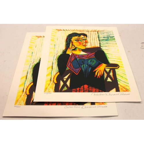 245 - A collection of limited edition lithographs from Collection Domaine Picasso.  Some with gallery impr... 