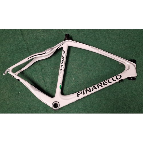 381 - Pinarello carbon fibre bicycle frame (REF 80).