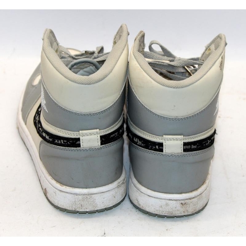 283 - Pair of Nike Air Dior trainers size UK 10. In worn condition