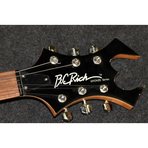 286 - BC Rich Bronze Series 'Beast' black body electric guitar