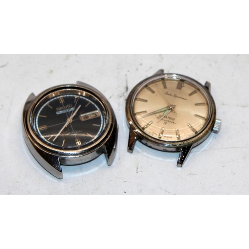 373 - Good collection of vintage automatic Seiko watches including Sportsman. Actus, Seikomatic-R and rare... 